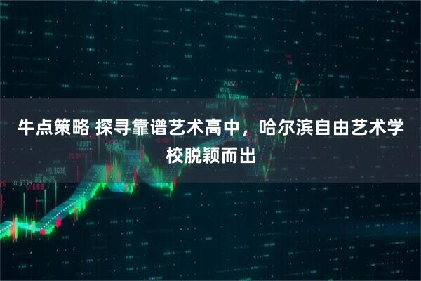 牛点策略 探寻靠谱艺术高中，哈尔滨自由艺术学校脱颖而出